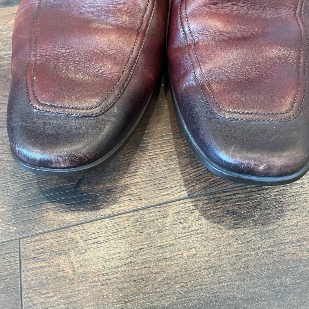 Magnanni Men's Brown Leather Dress Shoes Size 11.5 - Picture 5 of 11